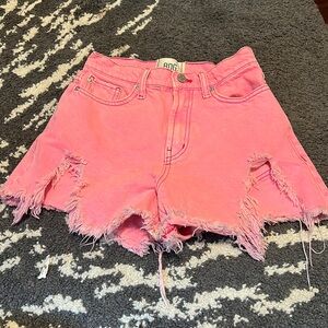 BDG urban outfitters pink jean short sz 24